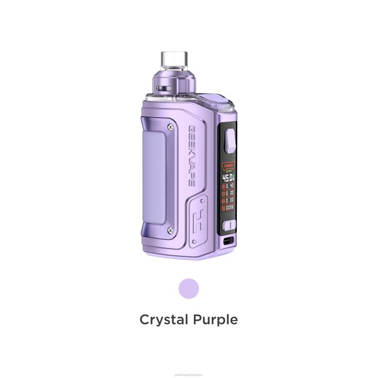 GeekVape Philippines Price GeekVape H45 (Aegis Hero 2) Pod Mod Kit Crystal Edition Crystal Purple V680P139