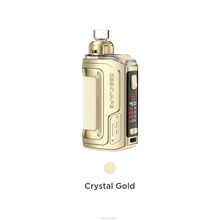 Geek Vape Philippines GeekVape H45 (Aegis Hero 2) Pod Mod Kit Crystal Edition Crystal Gold V680P141