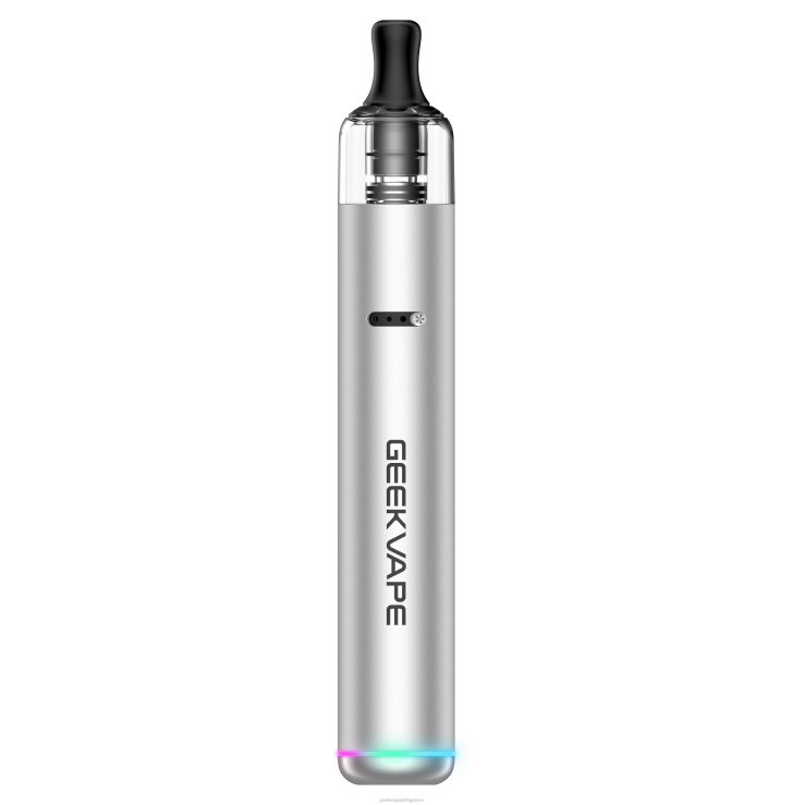 Geek Bar Flavor Guide GeekVape Wenax S3 (Stylus 3) Vape Pen Kit 1100mAh Atom Silver V680P66