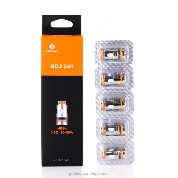 GeekVape Philippines Store GeekVape 5pcs/Pack B Series Coil B0.3 OHM V680P8