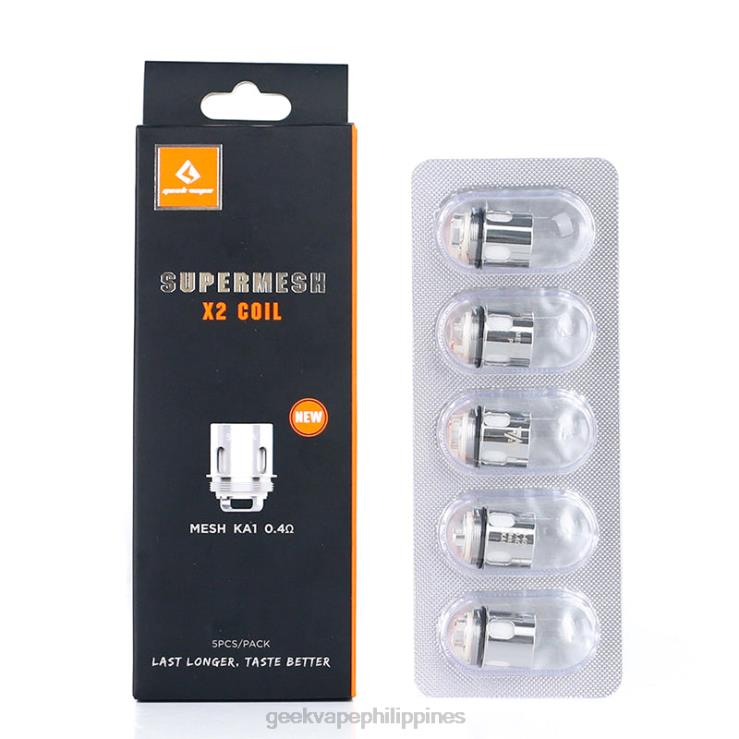 GeekVape Philippines GeekVape Super Mesh X1/X2 Coils (New Version) 0.4OHM V680P17