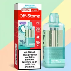 Off Stamp X-Cube Crystal 30000 Puffs Peach Berry Replacement Pod